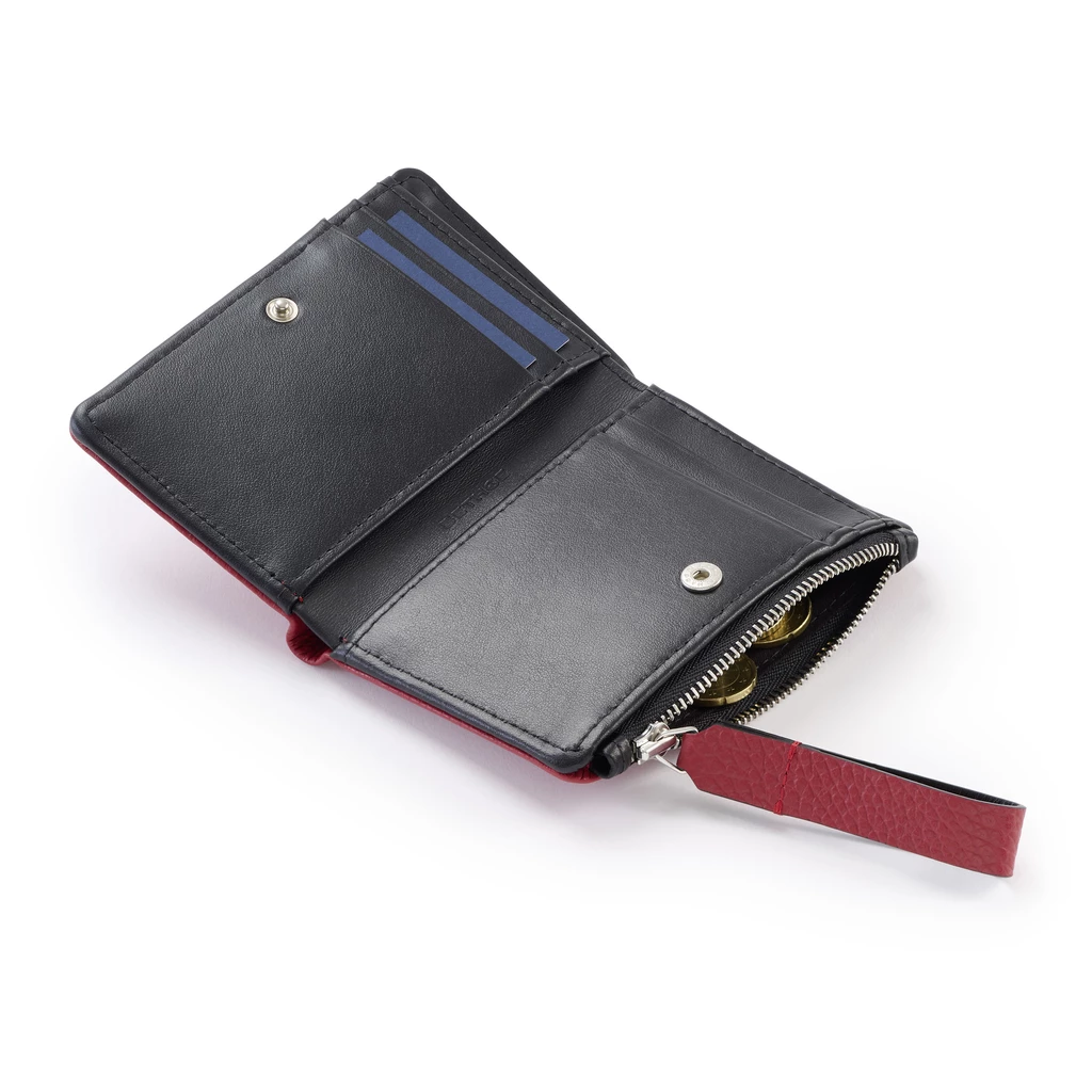 Bethge - Wallet Adri - Women - Leather - Zip - dark red