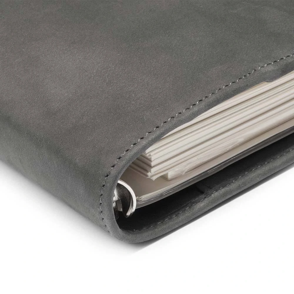 Daily Planner, leather wash, dark grey
