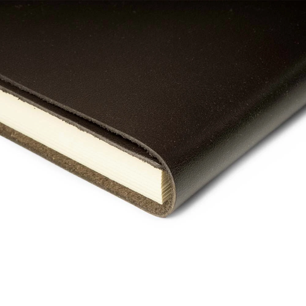 Notebook with Soft Cover, 96 pages, leather, A4, chocolate
