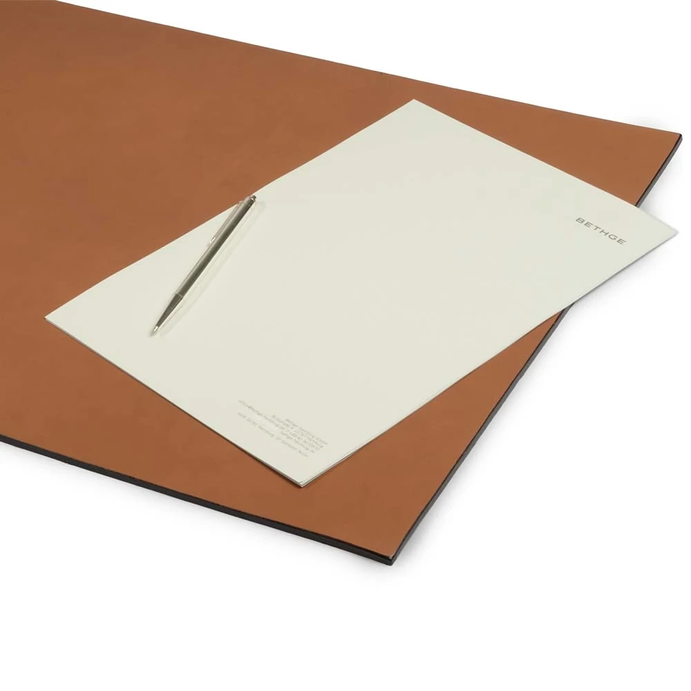 Desk Pad, leather, 60 x 40 cm, sand