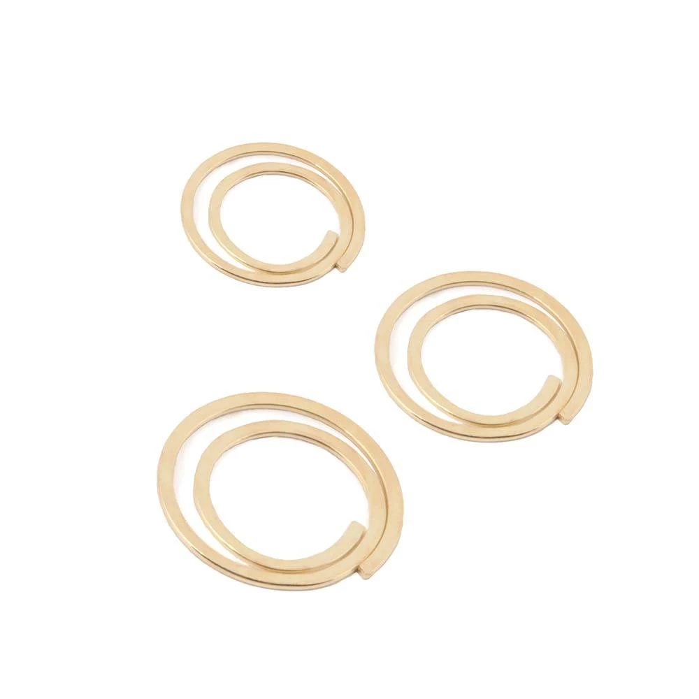 100 Moonclips, brass