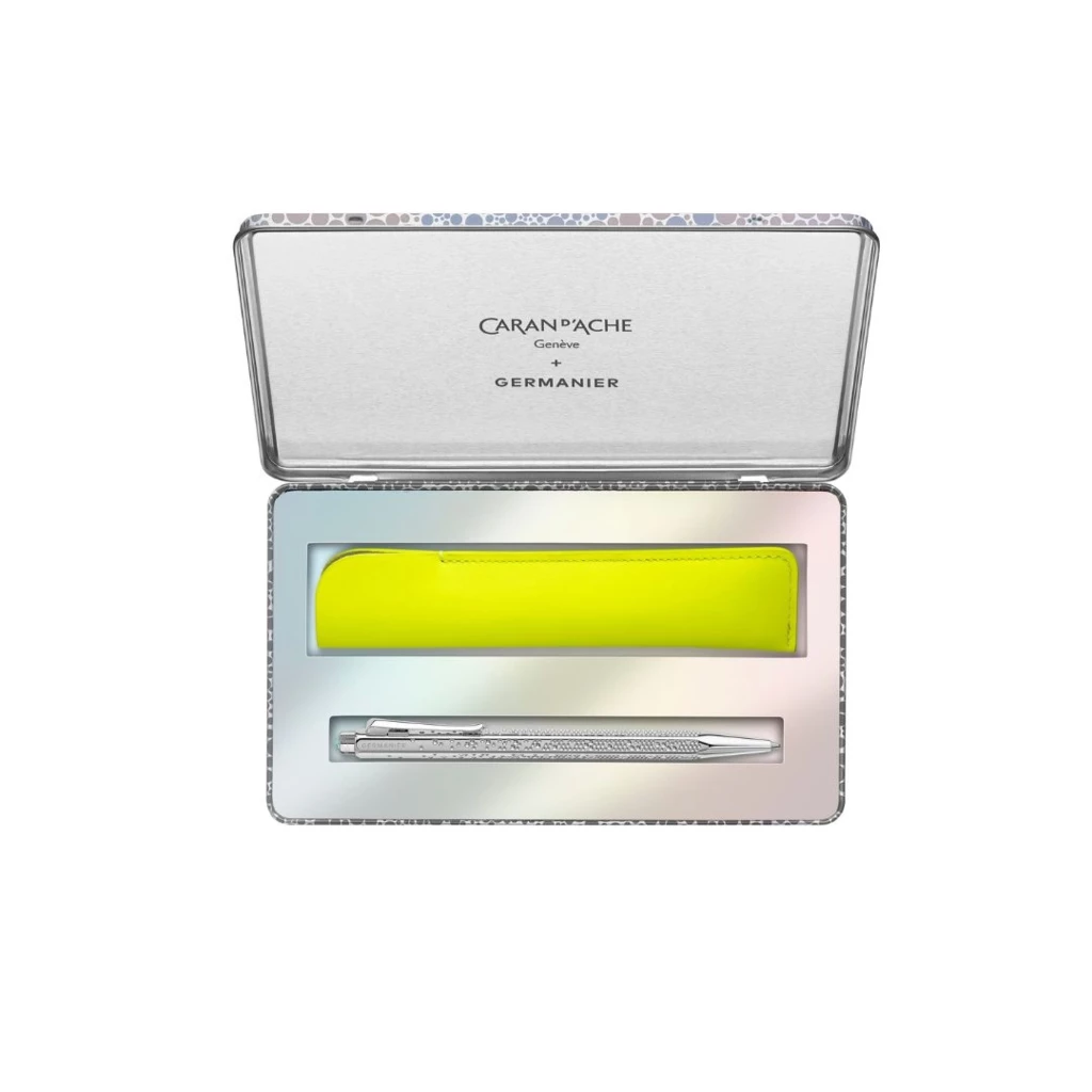 Caran d'Ache Ecridor Germanier Ballpoint Pen in leather case