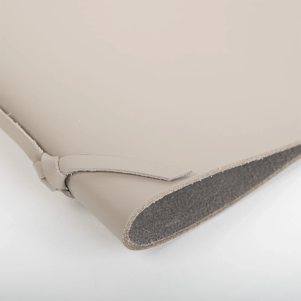 Presentation Folder Sottomano, leather, small, taupe