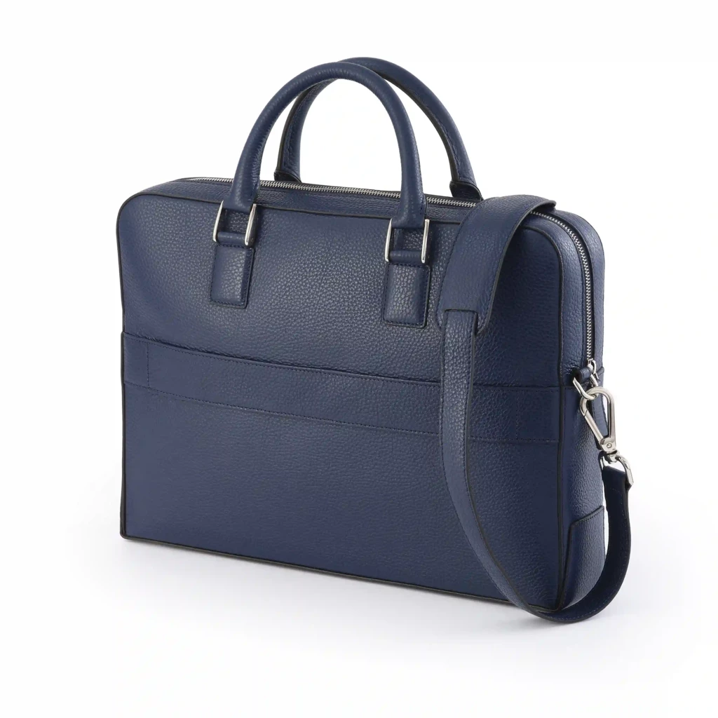 leder_aktentasche_adri_schmal_5 Adri leather briefcase – slim, dark blue