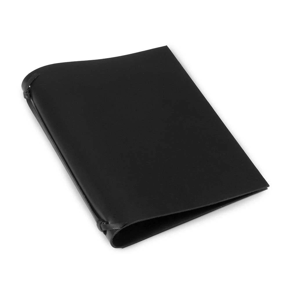Ring Binder, A5, 4-ring mechanism, leather, black