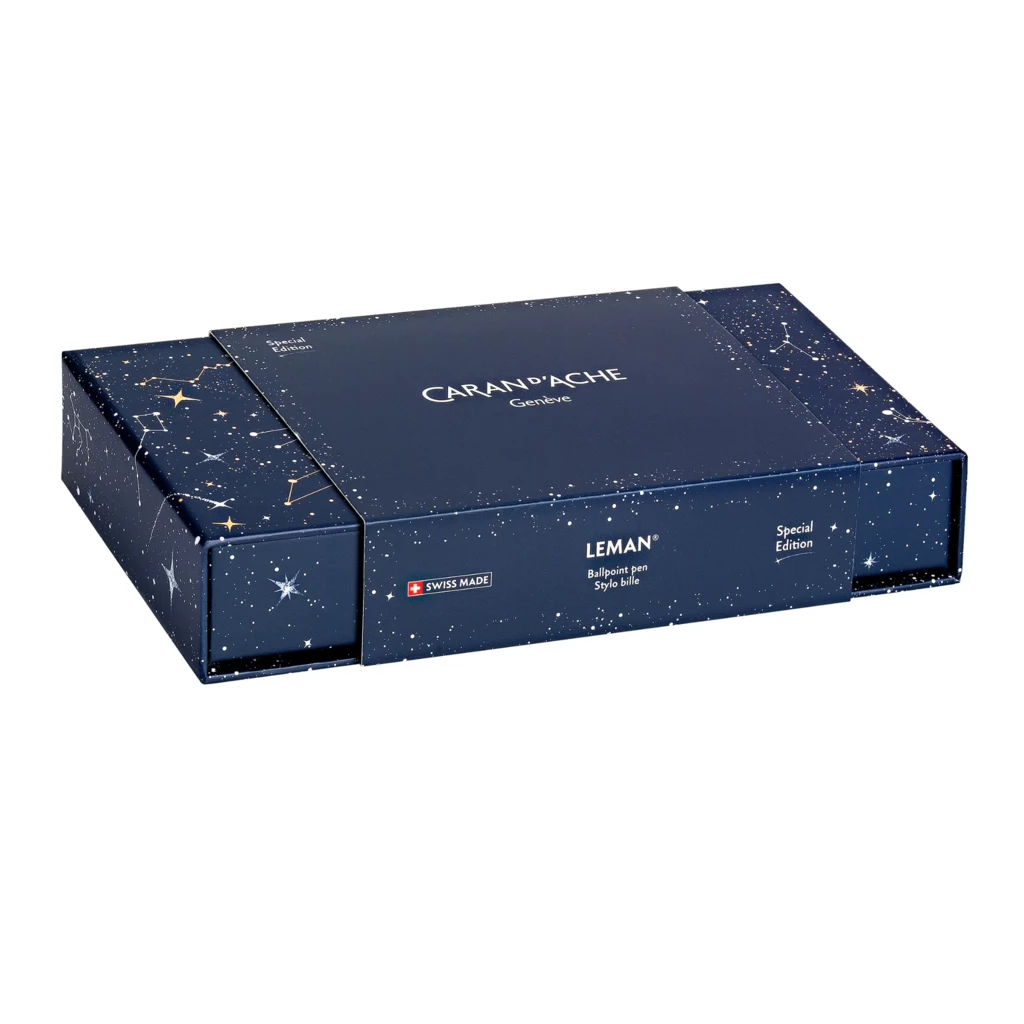 Caran d’Ache Léman Ballpoint Pen, Cosmic Blue