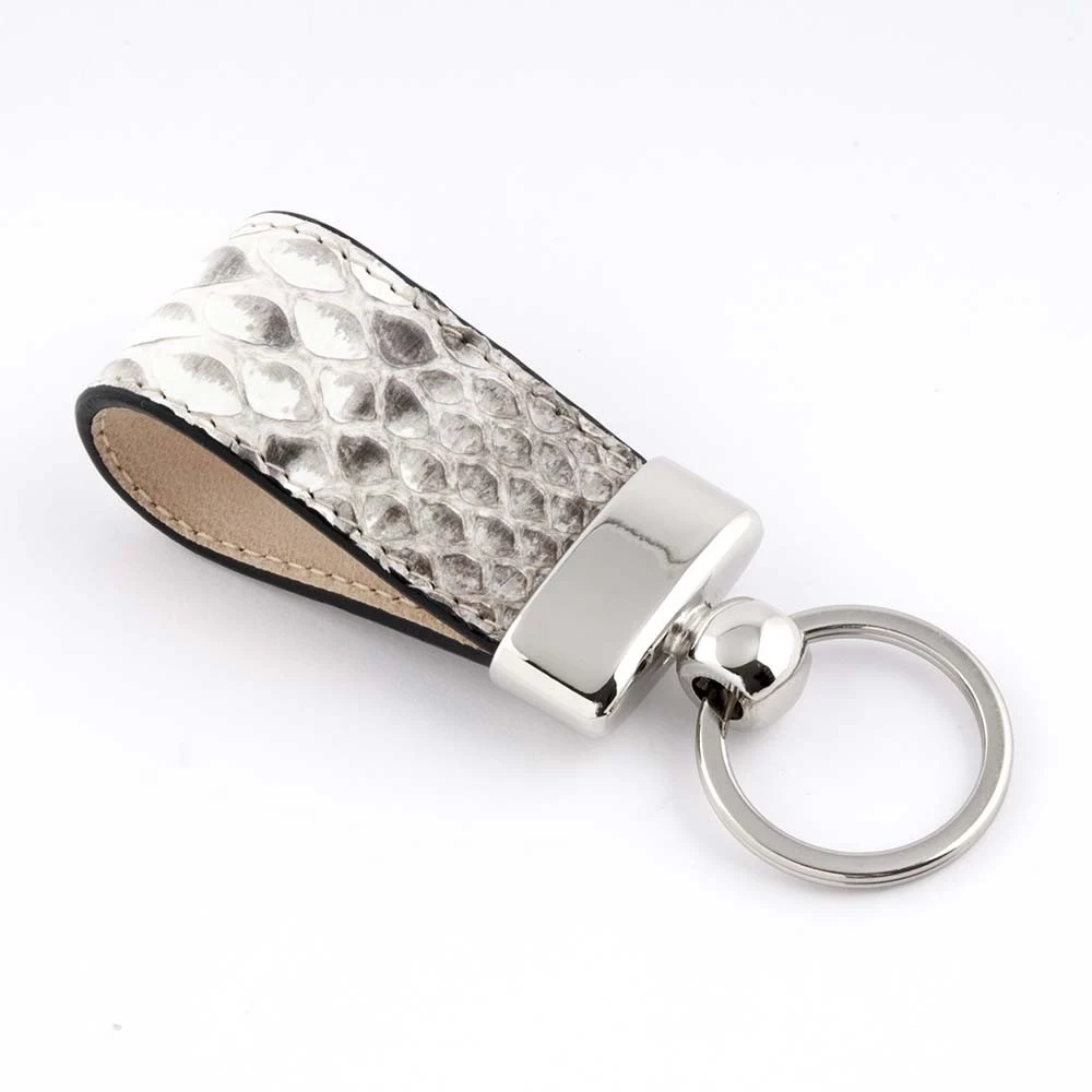 Key Ring, python leather