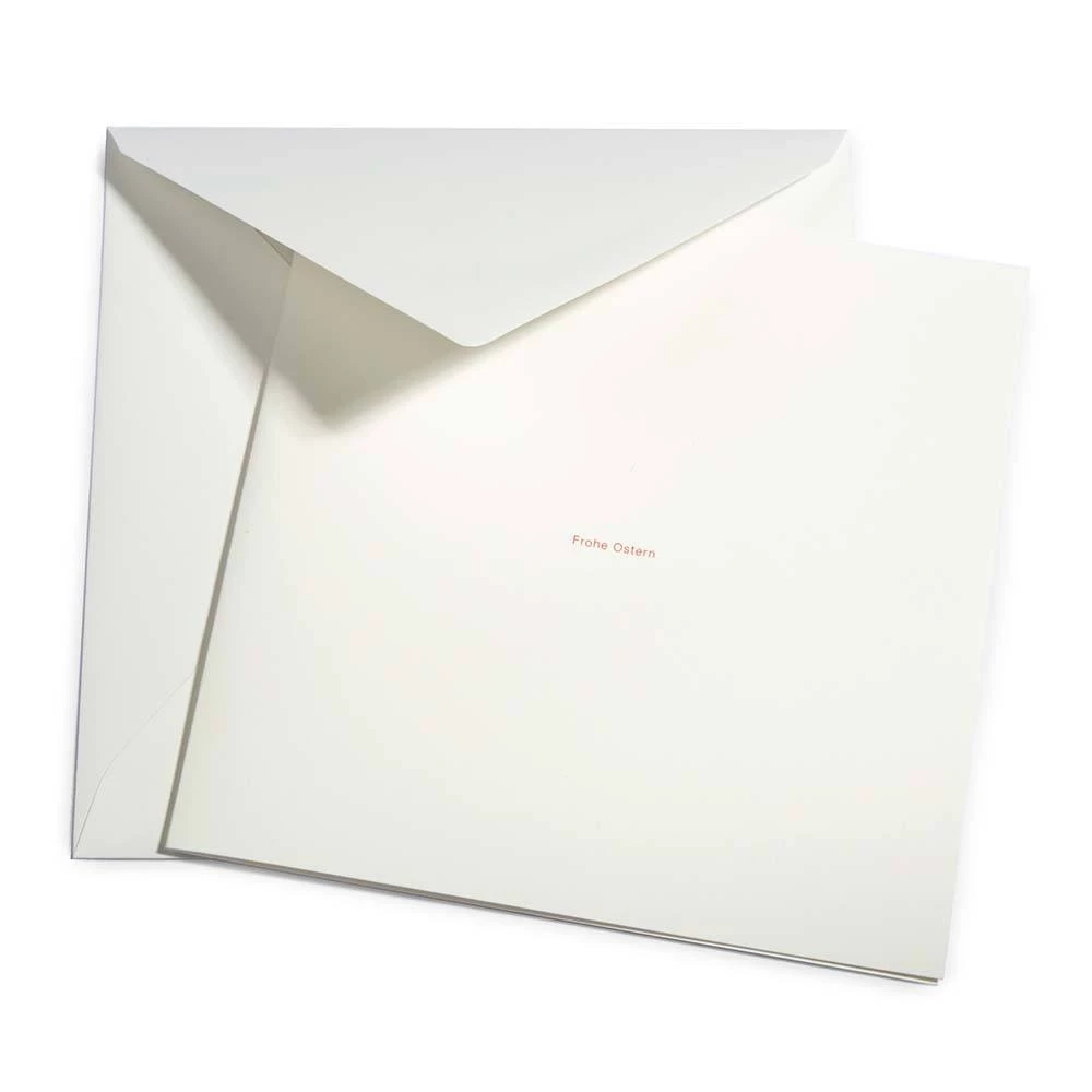 Greeting card Happy Easter Helvetica