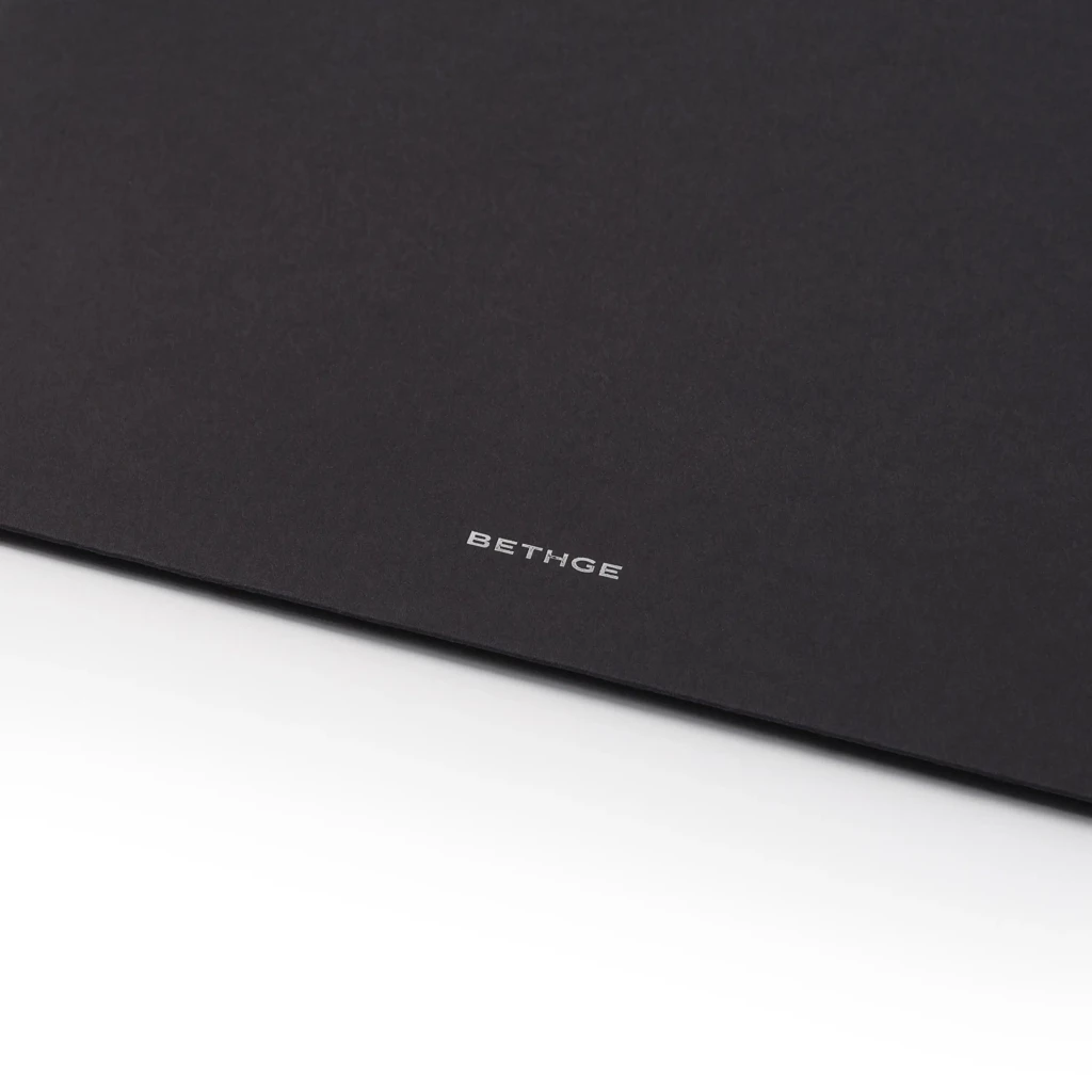 Press folder A4, cardboard, black