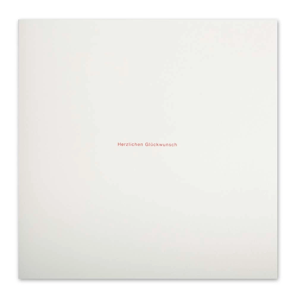 Greeting card Congratulations Helvetica