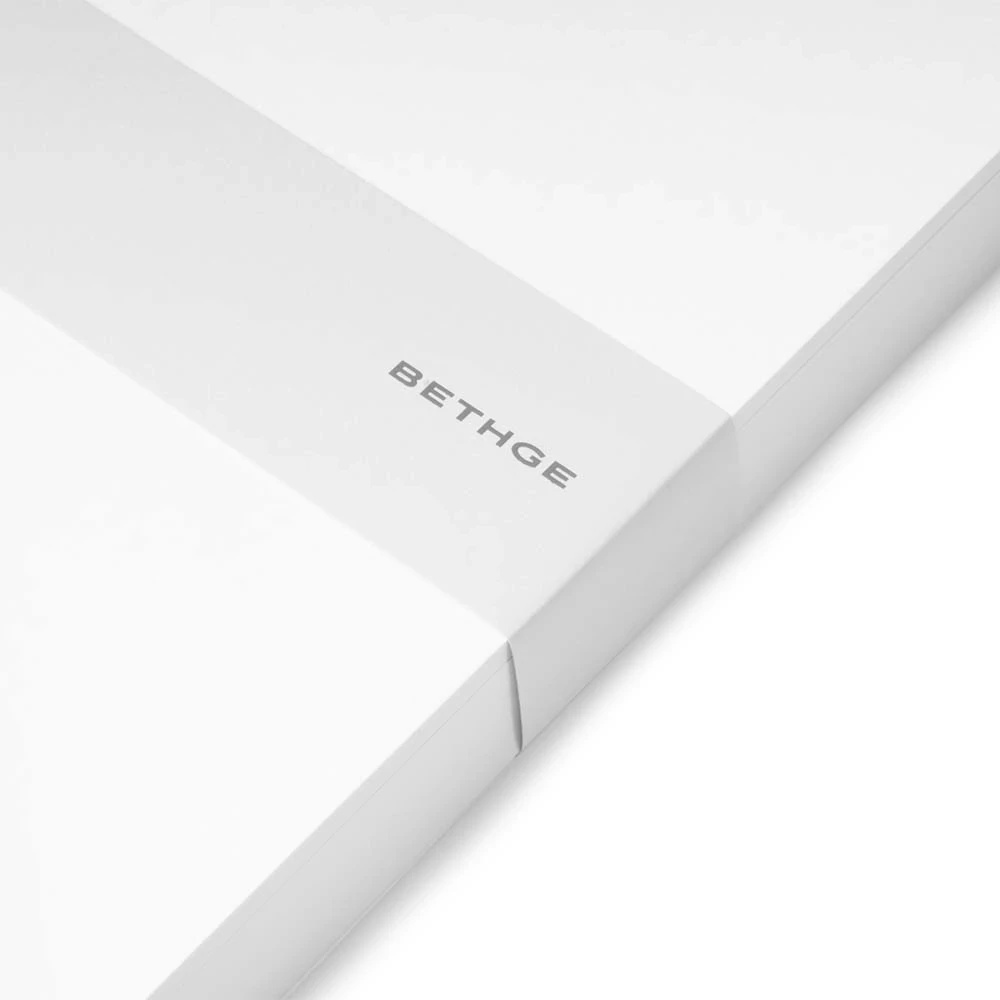 50 Diplomat cards, Smooth White