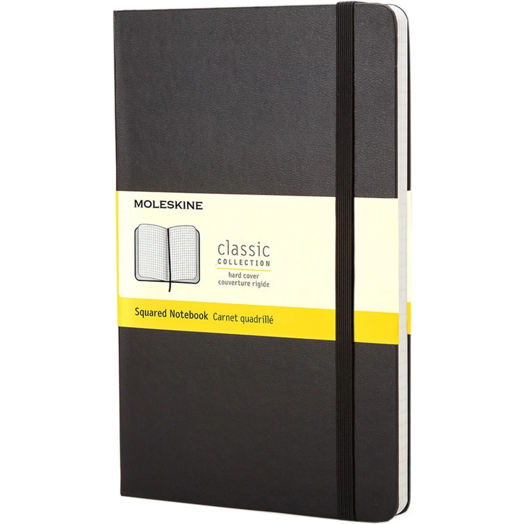 Moleskine Notebook, classic, A6, black, squared