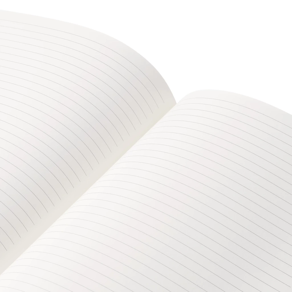 Notebook A5, linen, Orange, blank