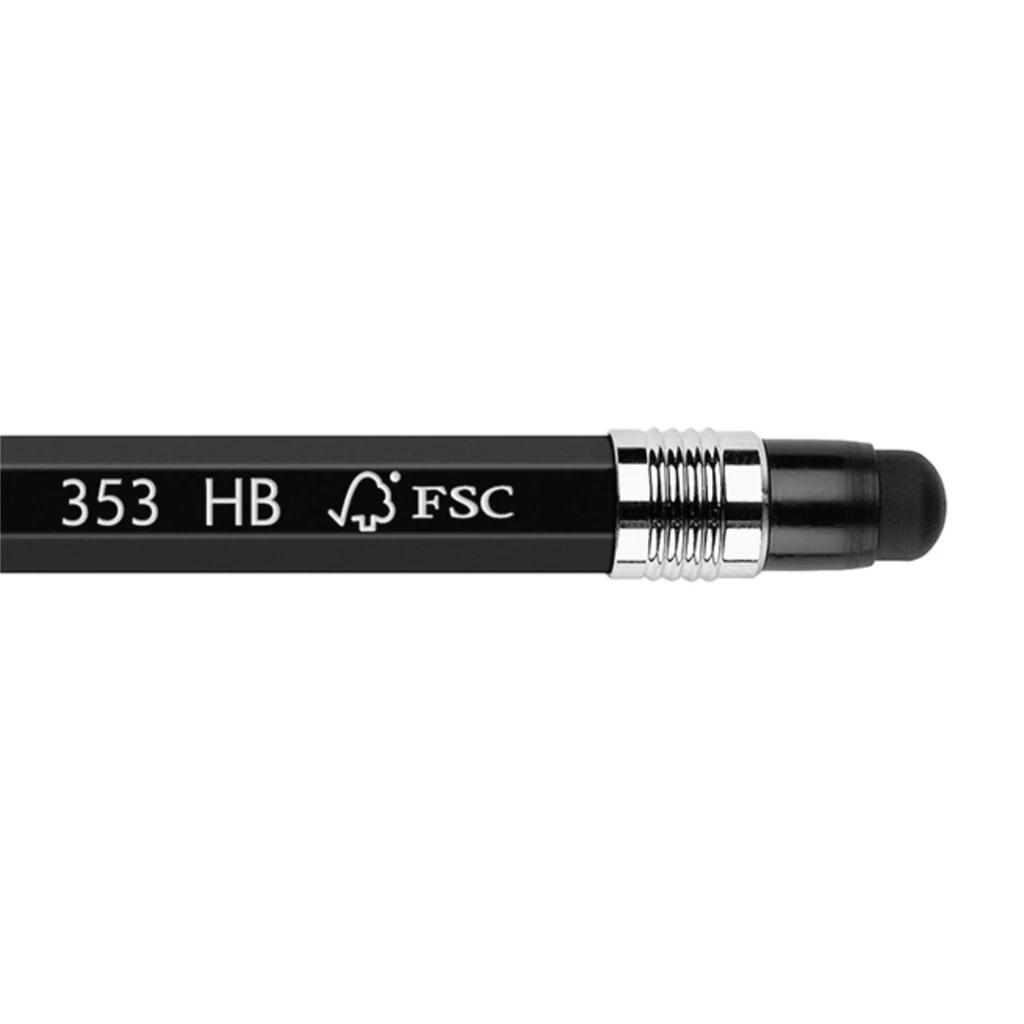 Caran d'Ache Genius Touch Pencil, HB, black