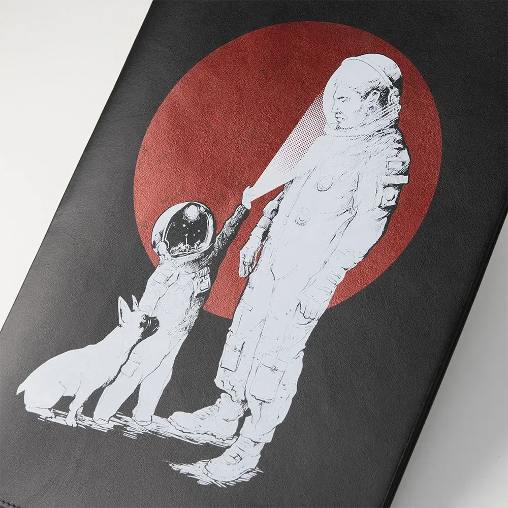 Journal L blank Nero: Special Edition Frenchie goes to Mars