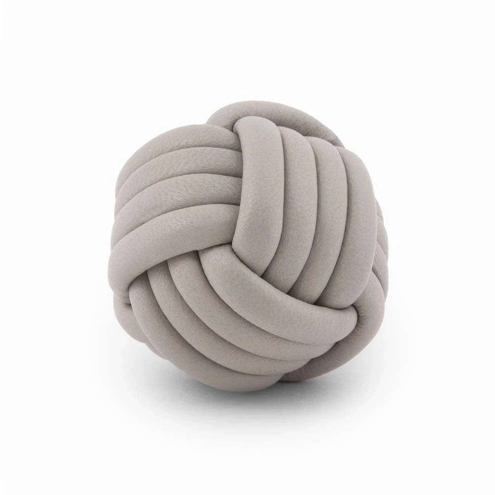 Key Ring Knot, nappa leather,  off-white