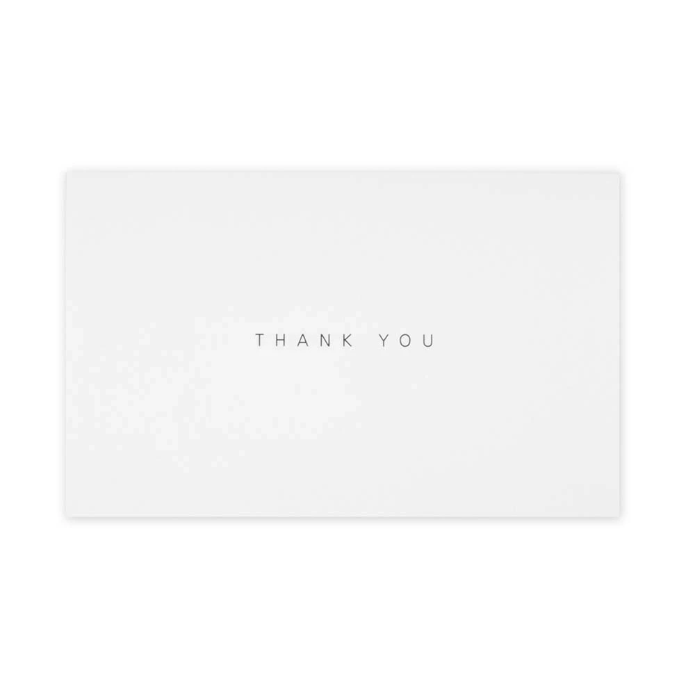 Greeting card thank you BlancBlanc mini