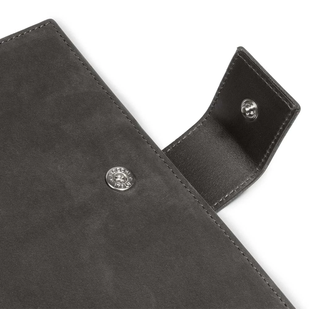 Personal Organiser, leather wash, dark grey