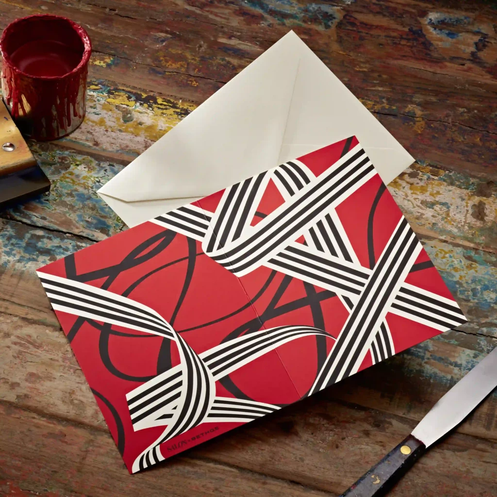 SALON x Bethge Greeting card ribbon, A5