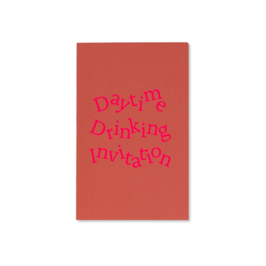 Greeting card set Daytime Drinking Invitation Mini with 5 cards