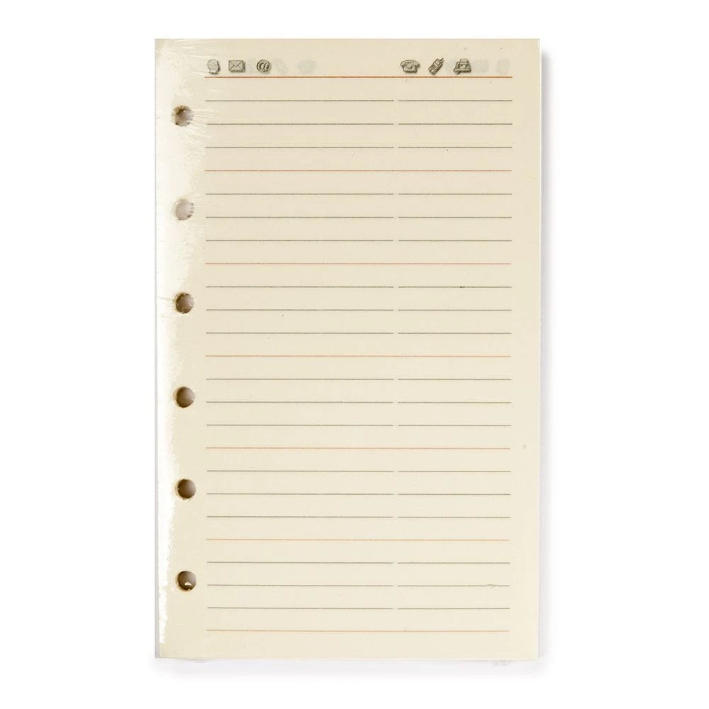 Refill for Pocket Planner, address/telephone index