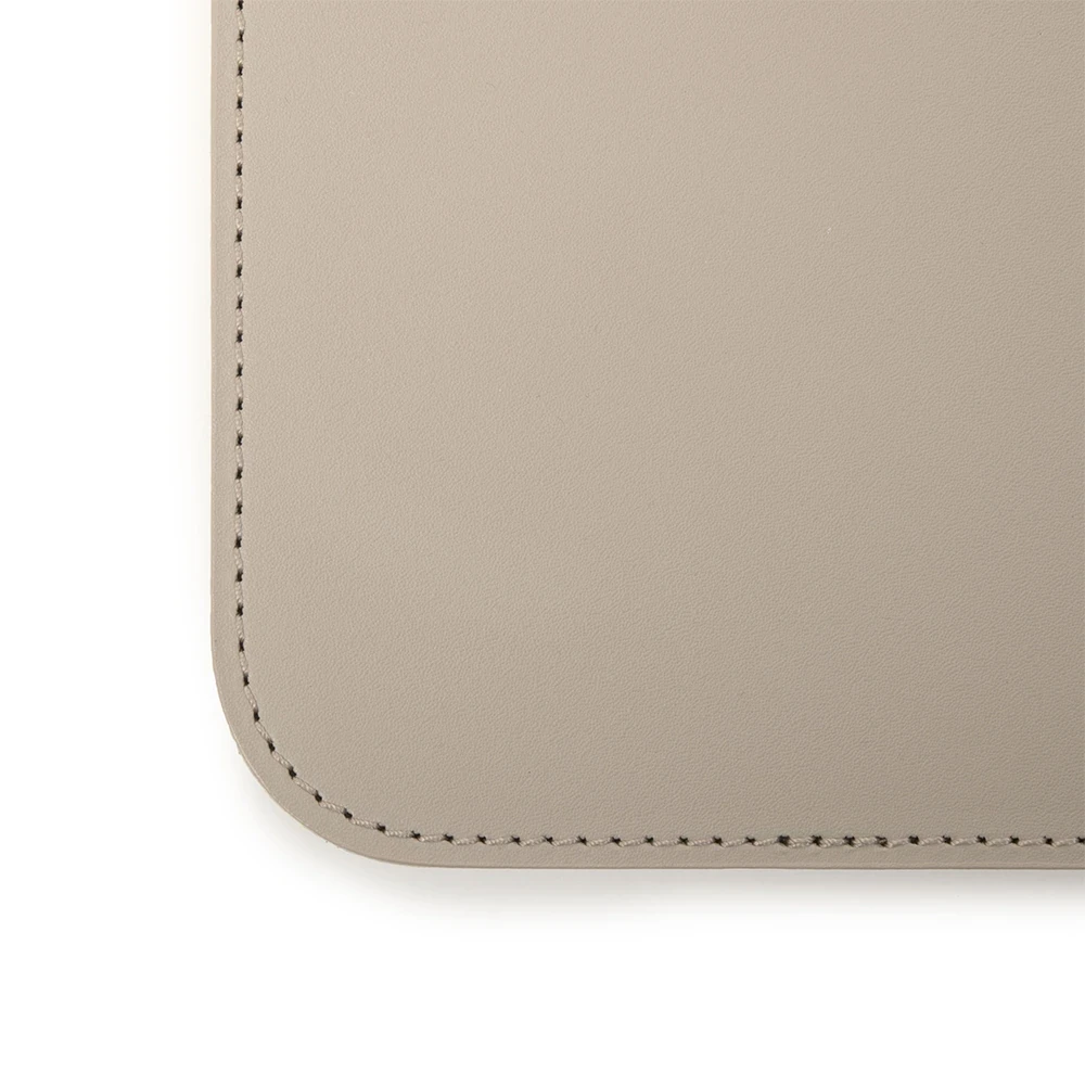 Desk Pad, leather, 61 x 39 cm, taupe