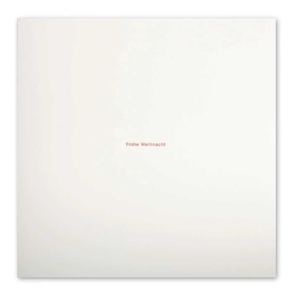 Christmas card Merry Christmas Helvetica
