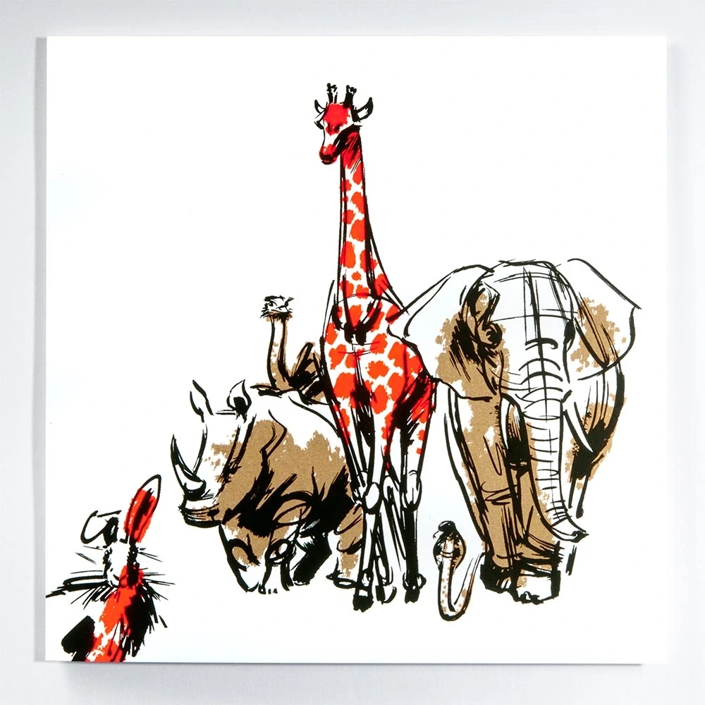 Greeting card coming home