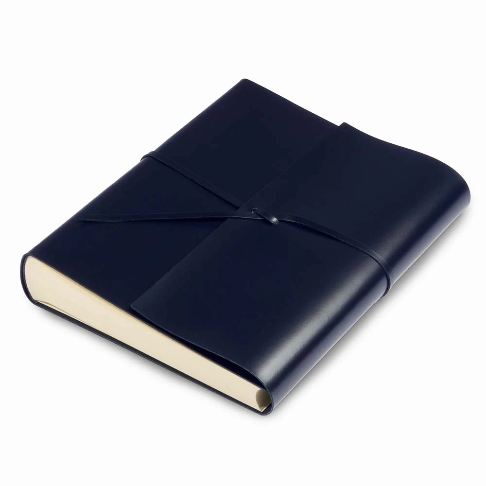 Photo Album, 50 pages, leather cover, 23x30 cm, dark blue