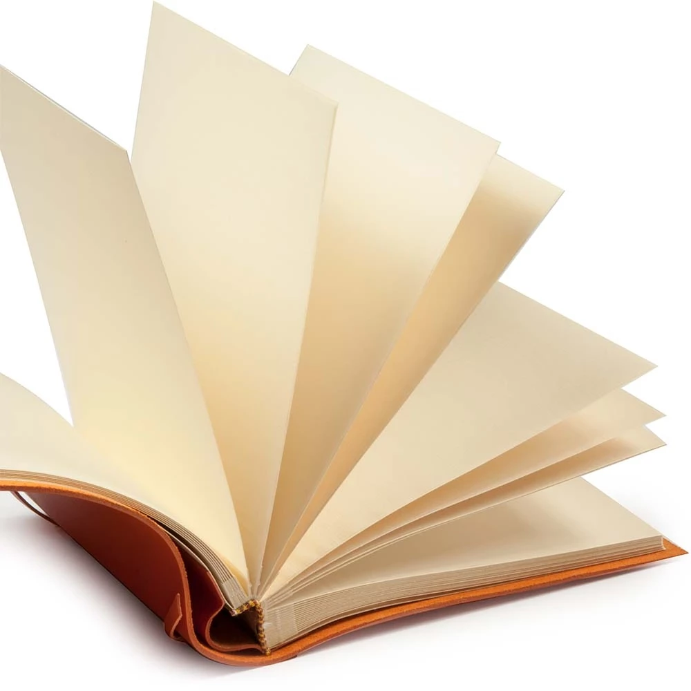Photo Album, 30 pages, leather, 20.5x15 cm, orange