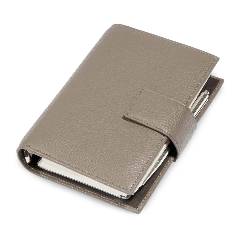 Daily Planner Adri, leather, taupe