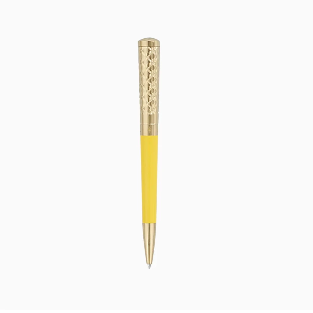 S.T. Dupont Liberté Ballpoint  Pen, yellow/gold