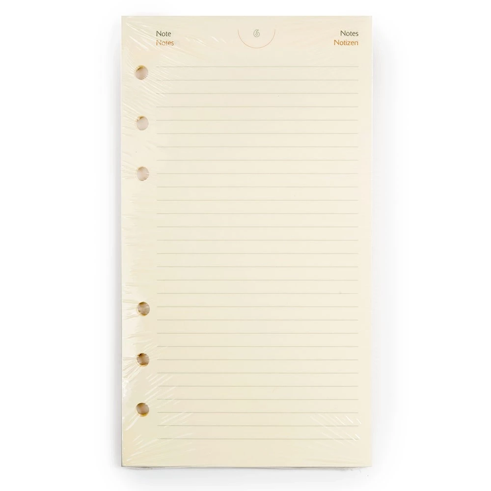 Refill for Personal Planner, notes pages, ruled