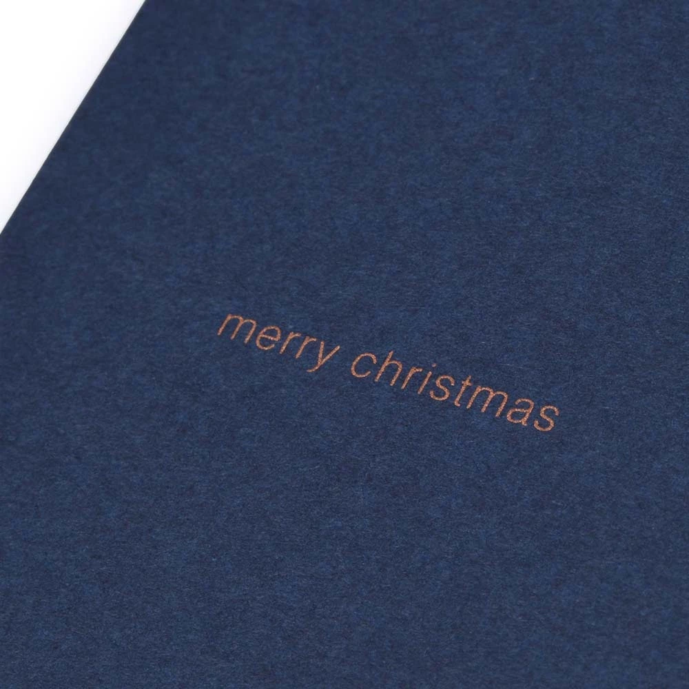 Weihnachtskarte Christmas bauble merry christmas Blau