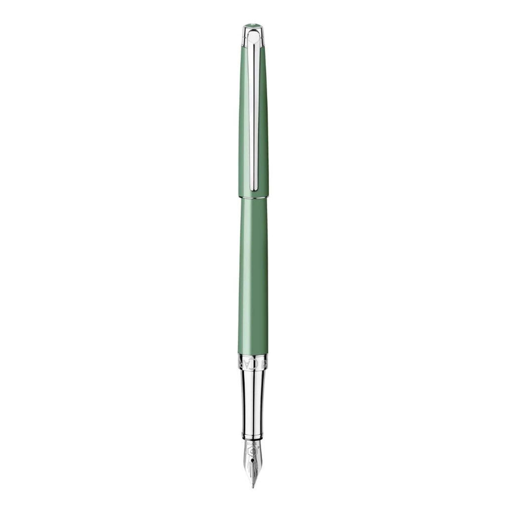 Caran d’Ache Léman Slim Fountain Pen, Vert de Gris, M nib