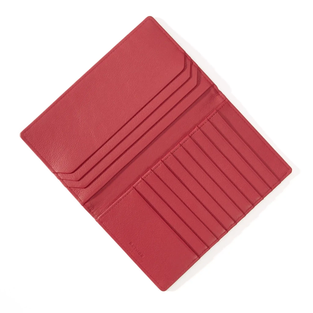Slim Wallet, 10 cc, Kollektion 1977, leather, red