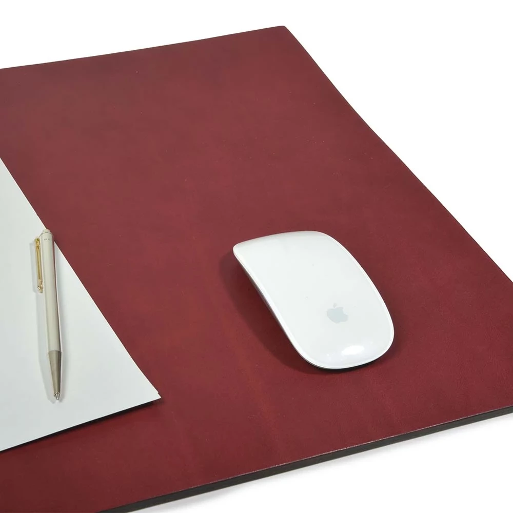 Desk Pad, leather, 60 x 40 cm, burgundy