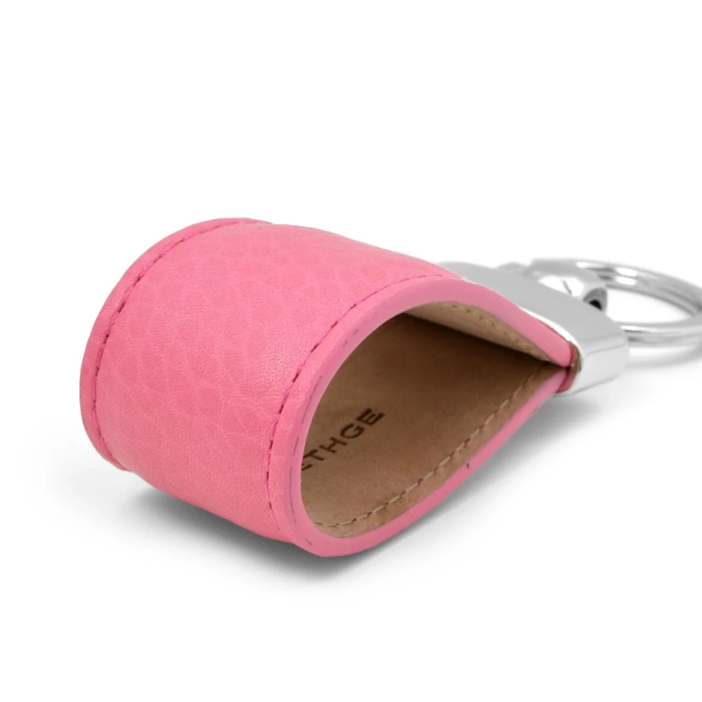 Key Ring Adri, leather, light  pink