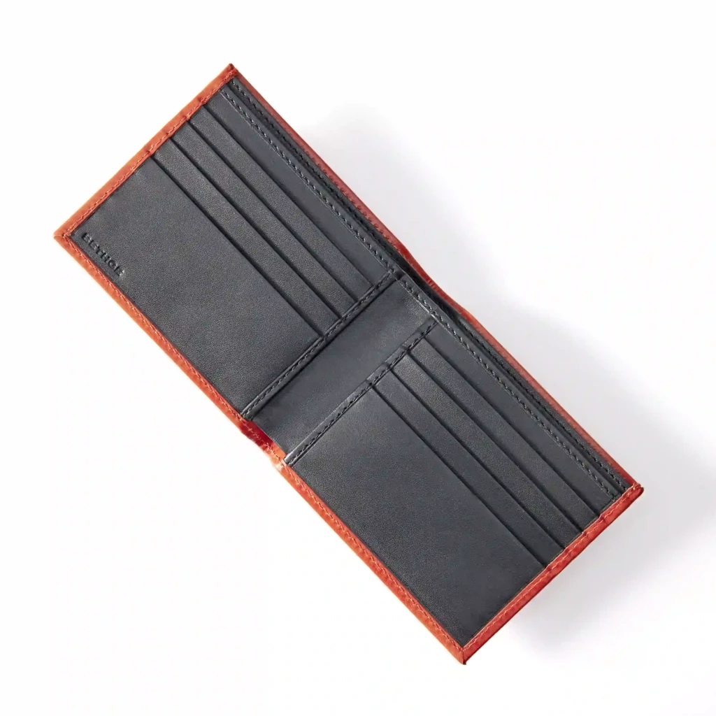 Credit Card Wallet Porto Cervo, leather, orange
