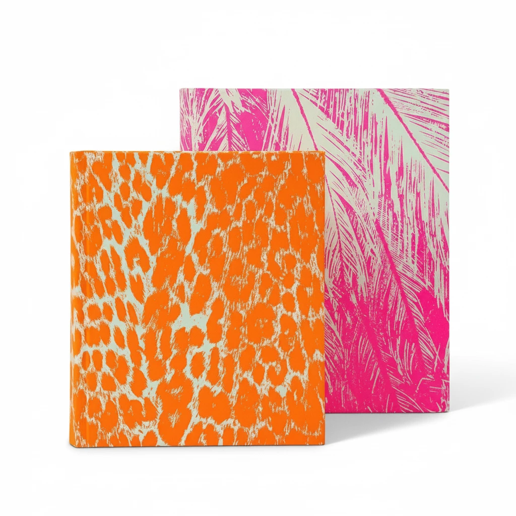Self-Adhesive Photo Album with Screen-Printed Cover – Medium – Neon Pink – Semikolon × Bet