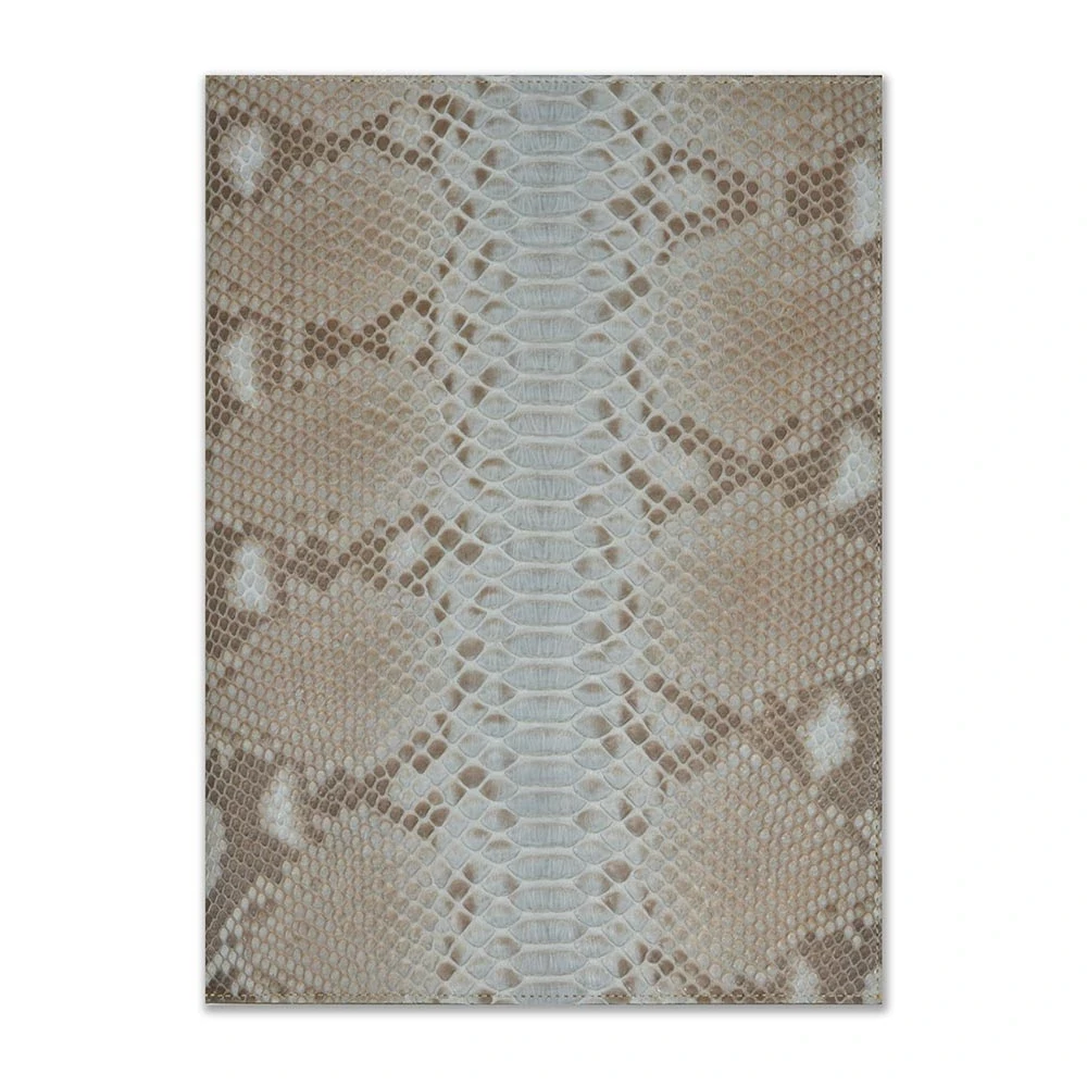 Document folder Briefecke A4, python leather, grey