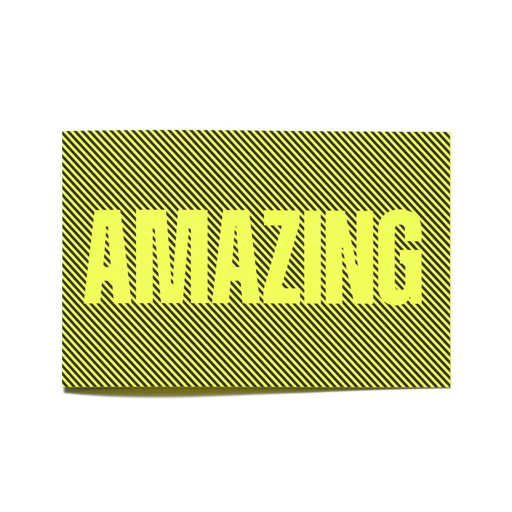 Greeting Card Glow Amazing 