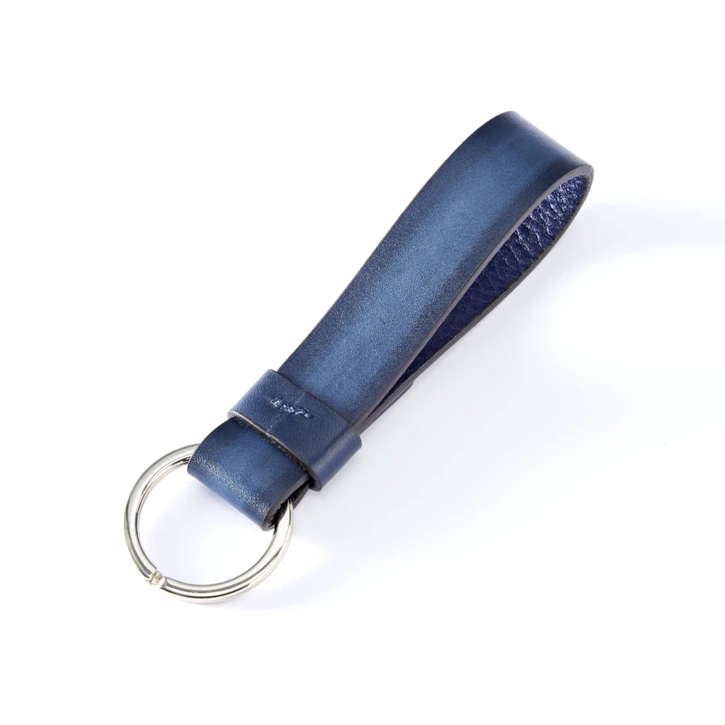 Key Chain Porto Cervo, leather, olive green