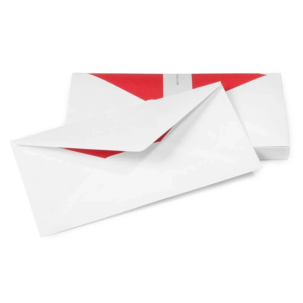 25_umschlaege_din_lang_smooth_white_rotes_seidenfutter_4 25 long DIN envelopes, Smooth White, red silk lining
