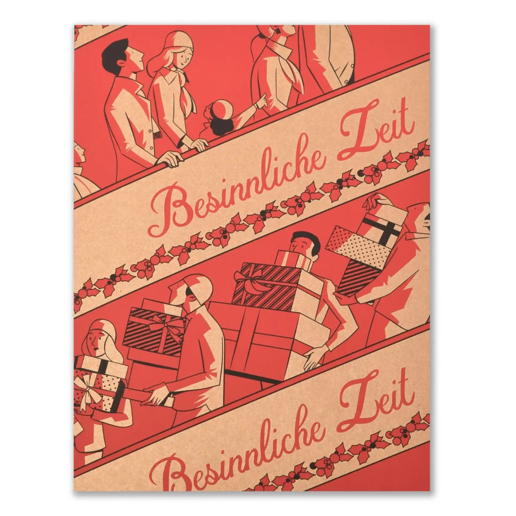 “Season’s Greetings” Christmas Card