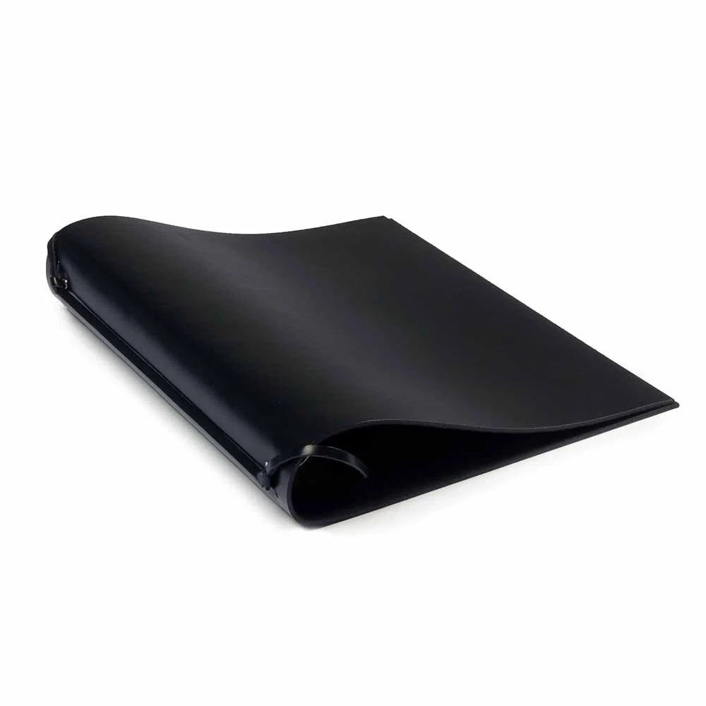 Ring Binder, A4, 4-ring mechanism, leather, black