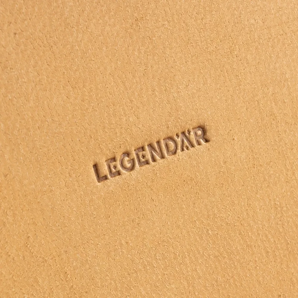 LEGENDÄR ETWEE Case, leather,  short, brown