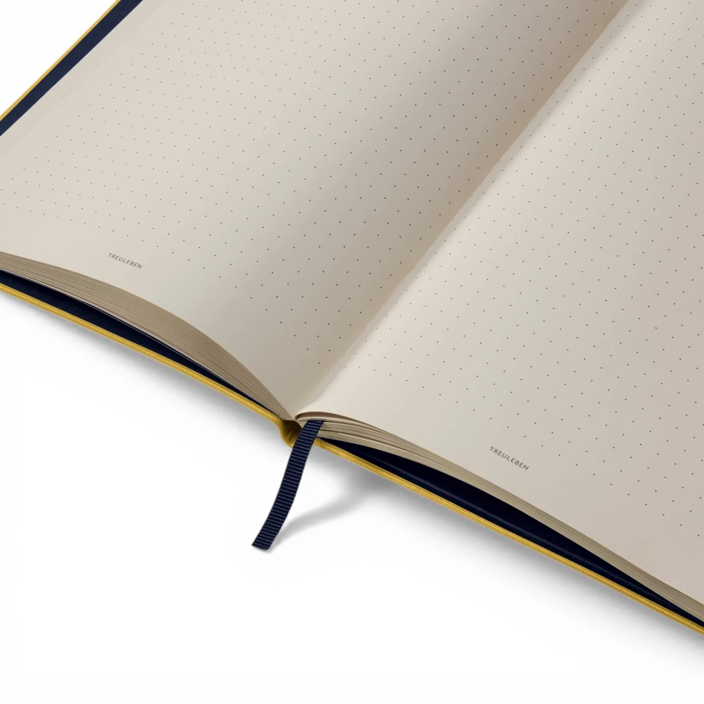 Journal M dotted Mustard
