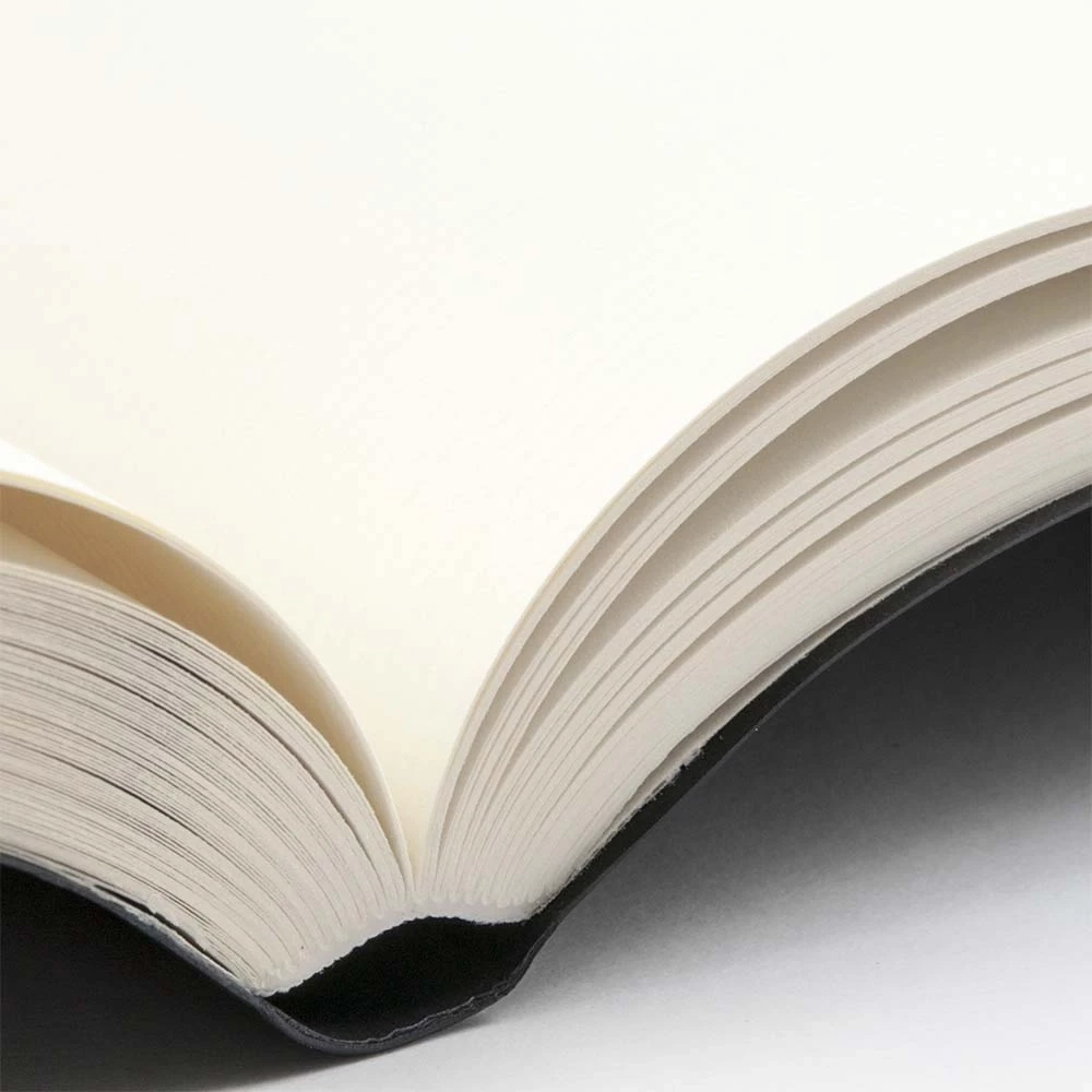 Notebook Refill, black, 144 pages, black, blank