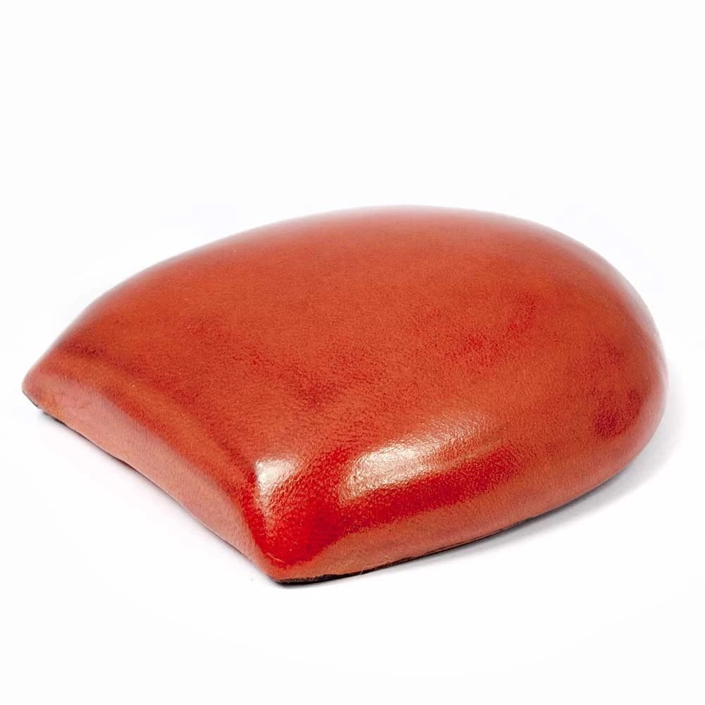 Coin Tray Change Wallet, leather, horseshoe, orange